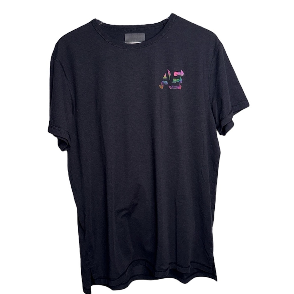 American Eagle Men's Black T-Shirt